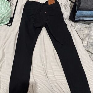 Levi's Black Straight Leg Jeans